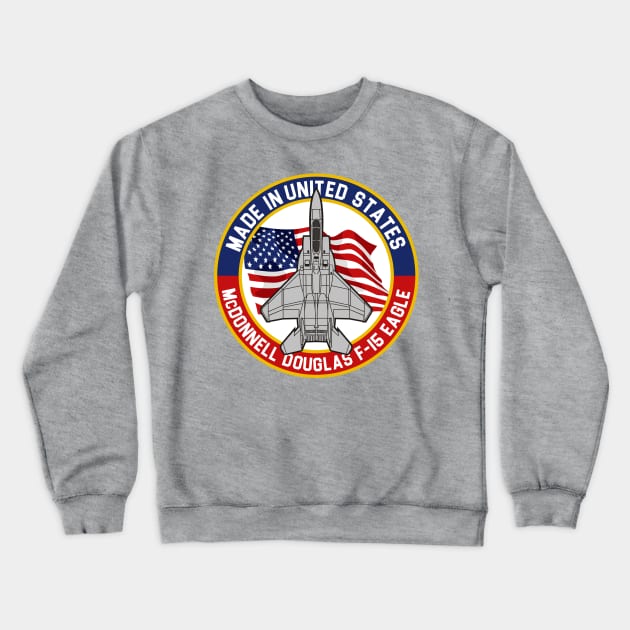 F-15 Eagle - Made in... Crewneck Sweatshirt by MBK